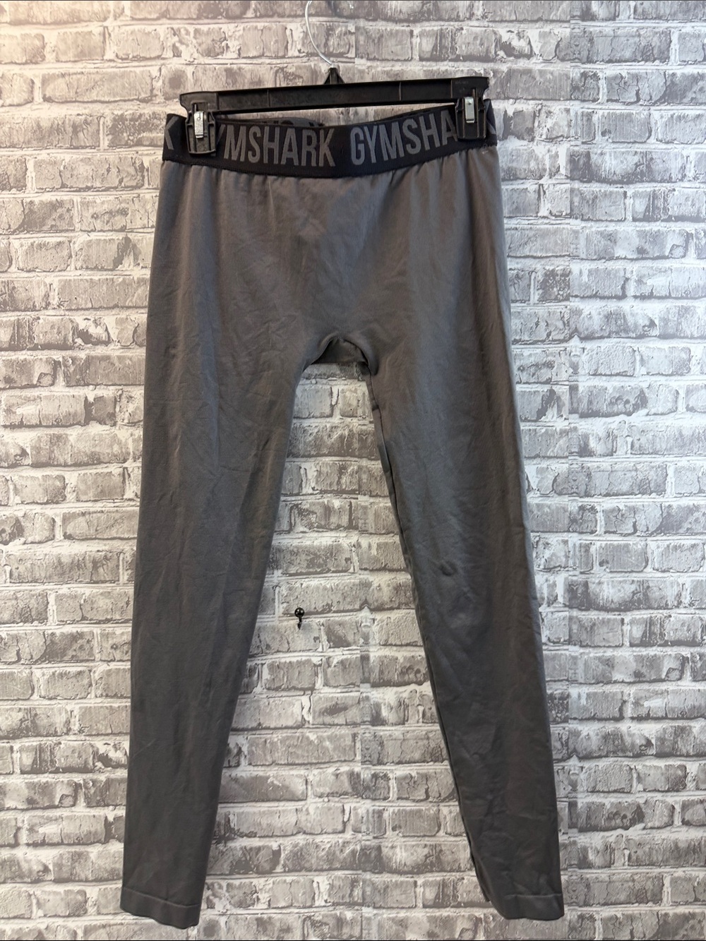 Gymshark Charcoal Gray High-Waist Performance‎ Leggings
